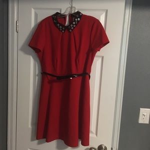 NWOT ELLE size 14 embellished collar dress